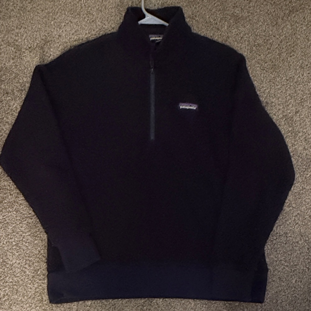 Women's Navy Half-Zip Sweater